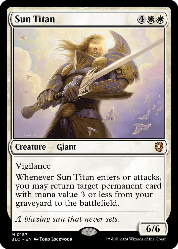 Sun Titan 157 (Commander: Bloomburrow)  | Good Games Morley
