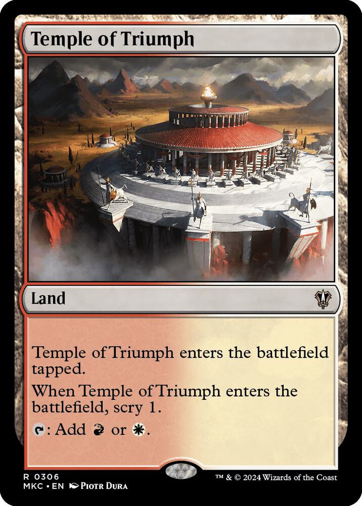Temple of Triumph 306/311 (Commander: Murders at Karlov Manor)  | Good Games Morley