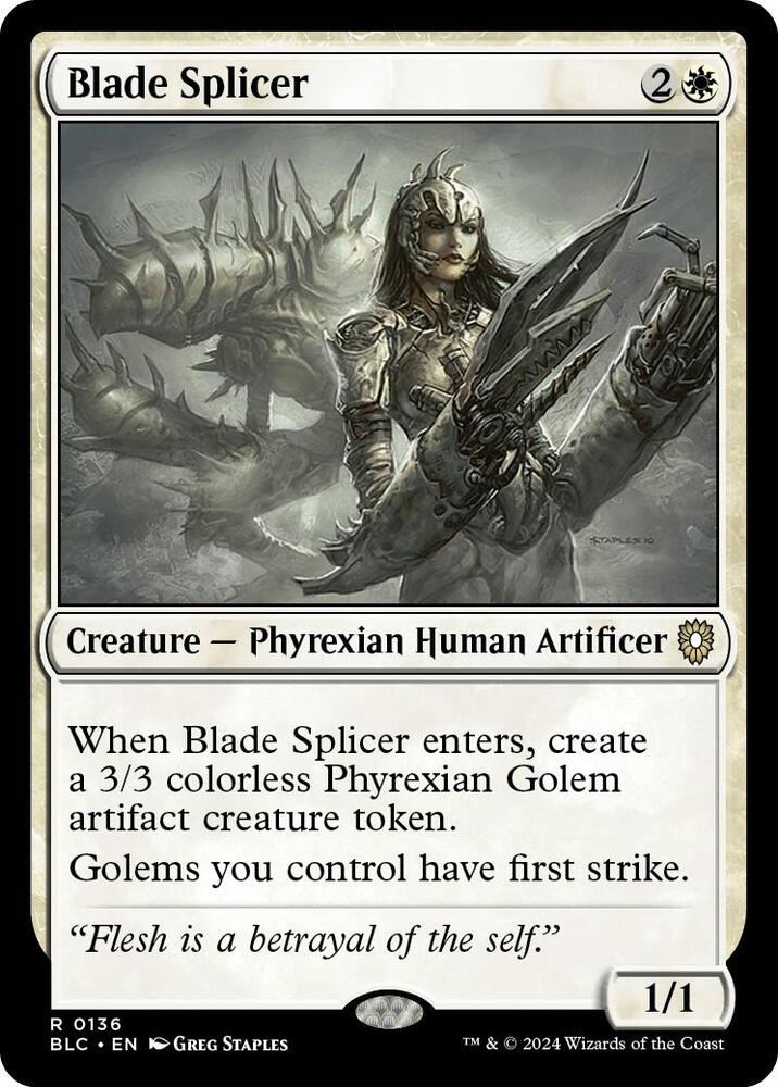 Blade Splicer 136 (Commander: Bloomburrow)  | Good Games Morley
