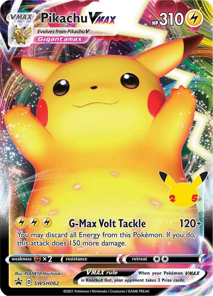 Pikachu VMAX SWSH062 (SWSH: Sword & Shield Promo Cards)  - Holofoil | Good Games Morley