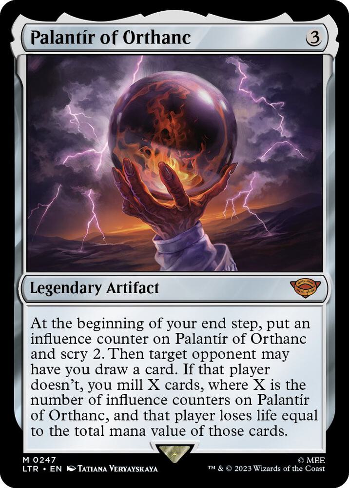 Palantír of Orthanc 247 (Universes Beyond: The Lord of the Rings: Tales of Middle-earth)  - Foil | Good Games Morley
