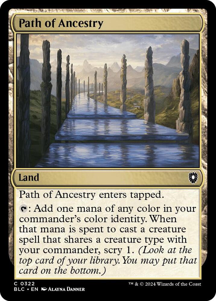 Path of Ancestry 322 (Commander: Bloomburrow)  | Good Games Morley