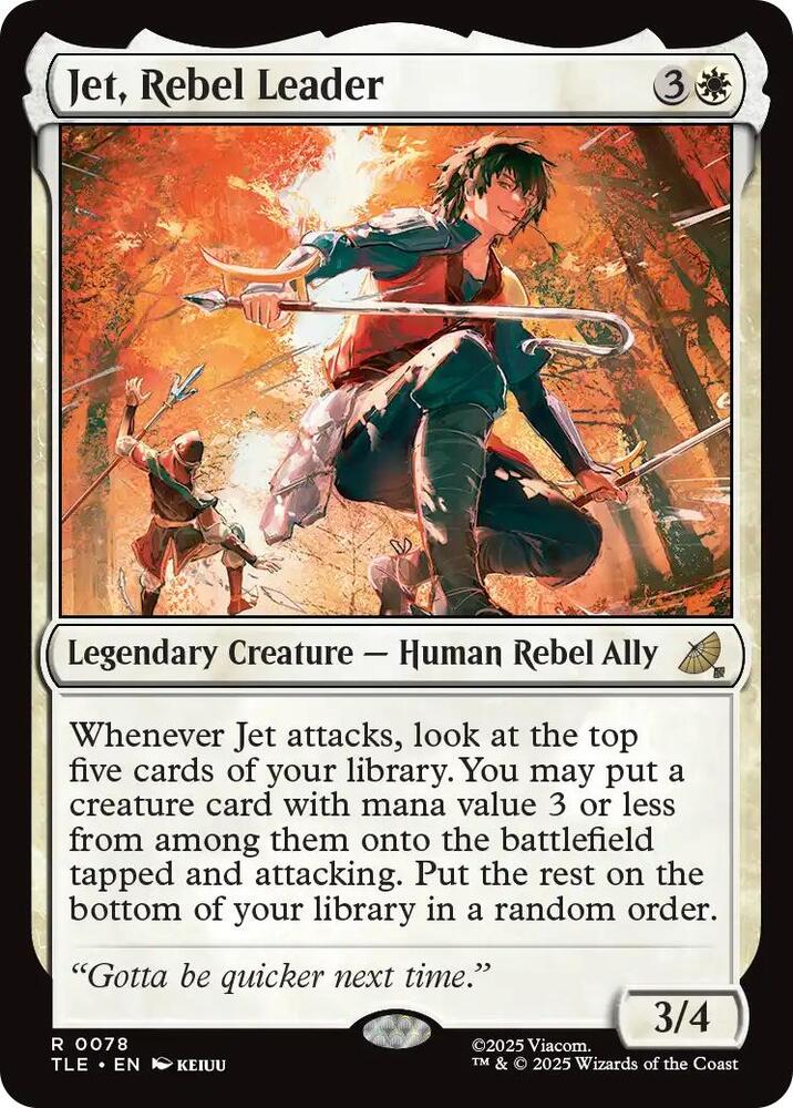 Jet, Rebel Leader 78/317 (Avatar: The Last Airbender: Eternal-Legal)  | Good Games Morley