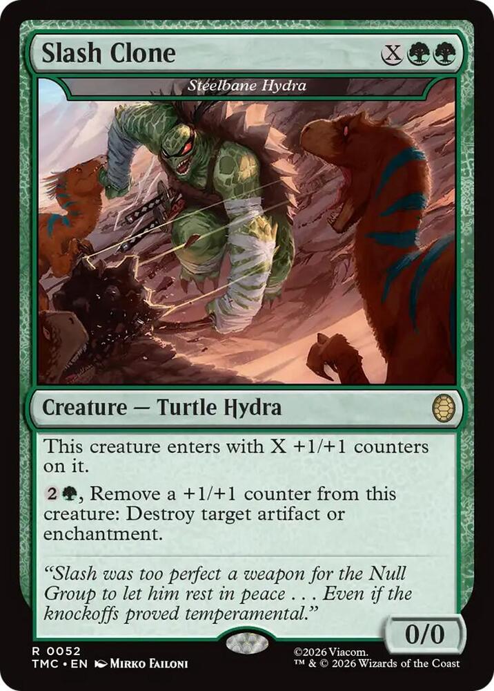 Slash Clone Steelbane Hydra 52 (Commander: Teenage Mutant Ninja Turtles)  | Good Games Morley