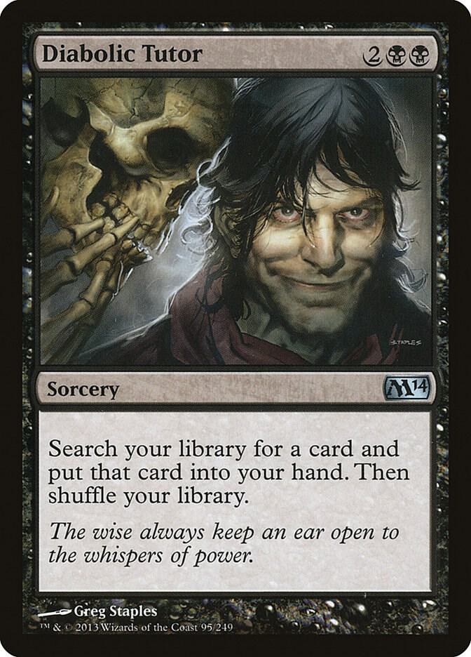 Diabolic Tutor 95/249 (Magic 2014 (M14))  | Good Games Morley