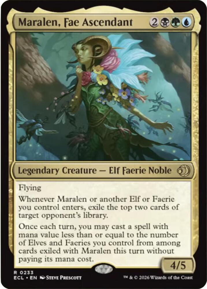 Maralen Fae Ascendant 233 (Lorwyn Eclipsed)  - Foil | Good Games Morley