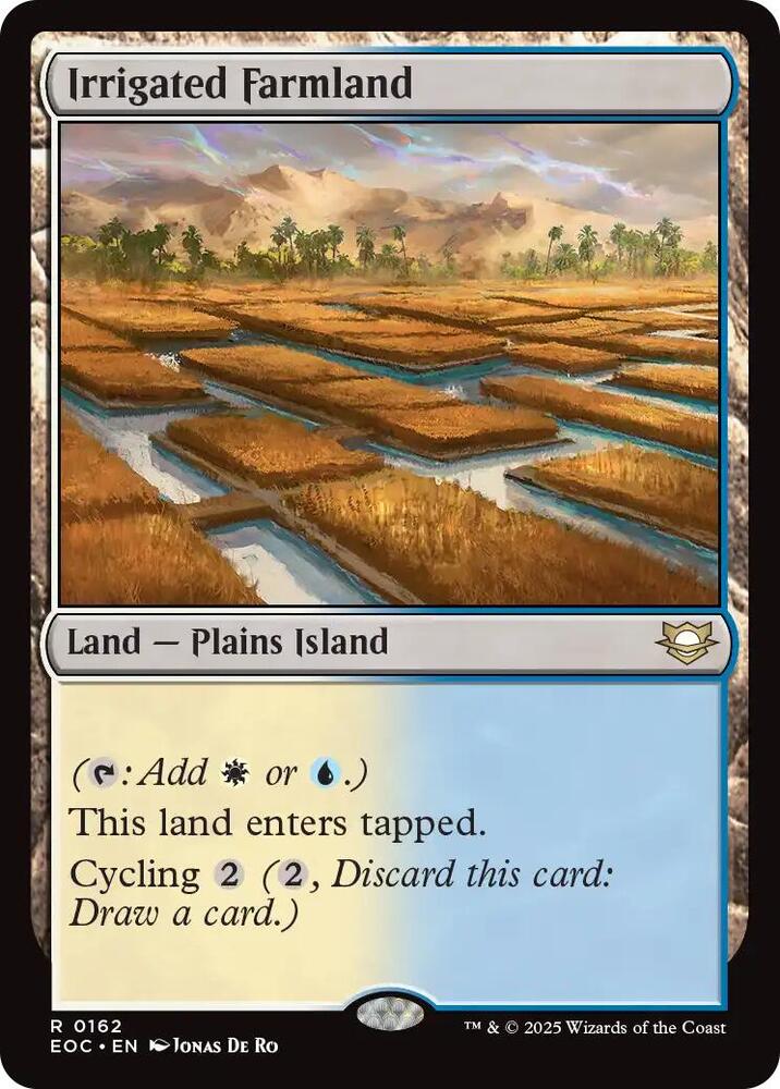 Irrigated Farmland 162 (Commander: Edge of Eternities)  | Good Games Morley