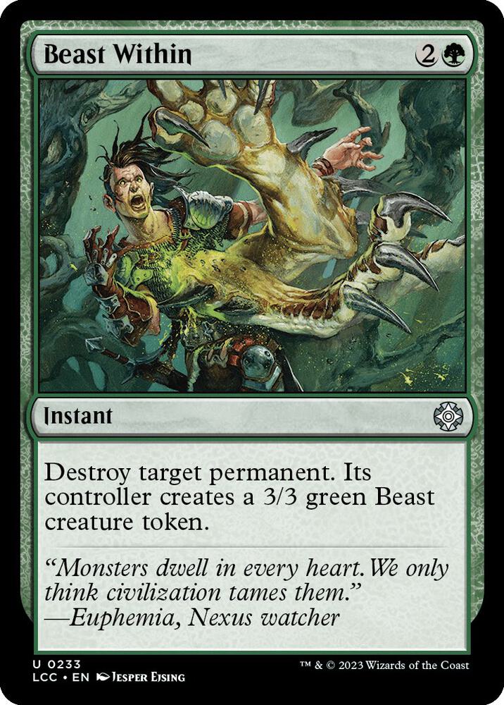 Beast Within 233 (Commander: The Lost Caverns of Ixalan)  | Good Games Morley