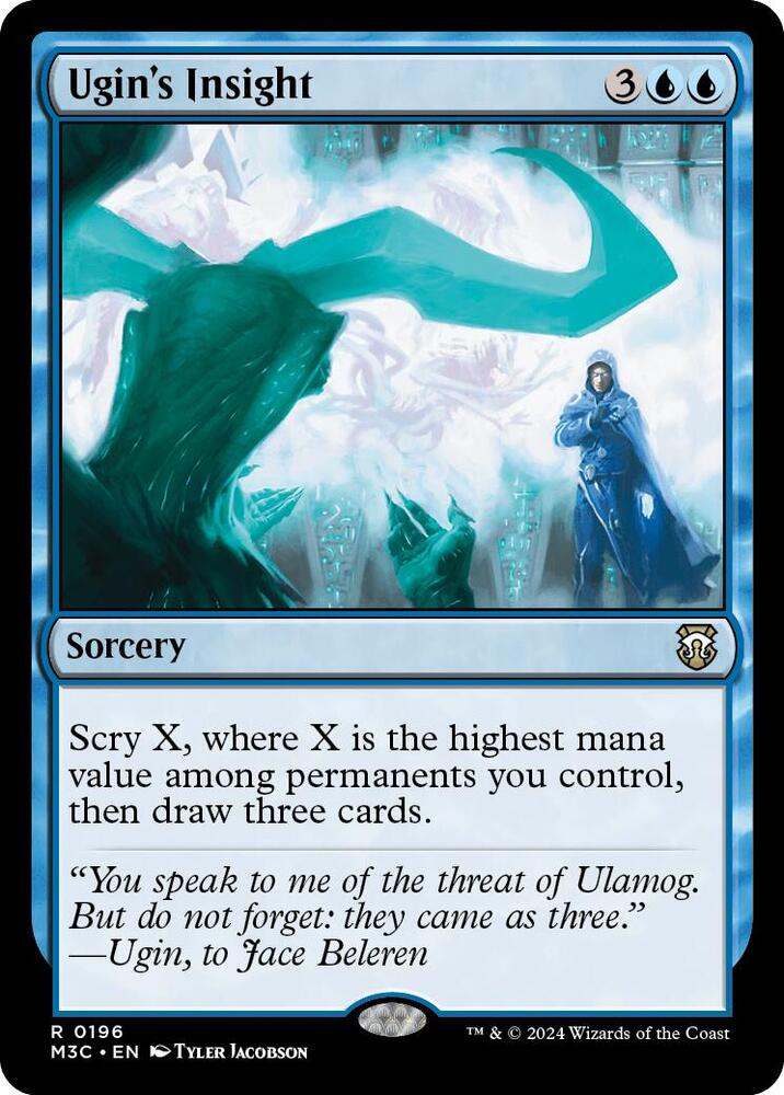 Ugin's Insight 196/411 (Commander: Modern Horizons 3)  | Good Games Morley