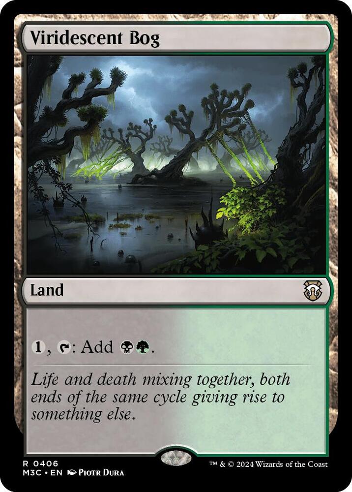 Viridescent Bog 406 (Commander: Modern Horizons 3)  | Good Games Morley