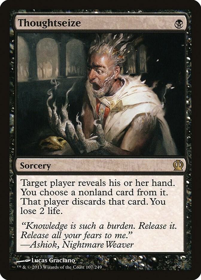 Thoughtseize 107 (Theros)  - Foil | Good Games Morley