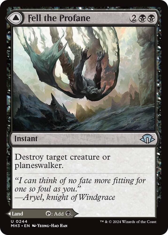 Fell the Profane 244 (Modern Horizons 3)  | Good Games Morley