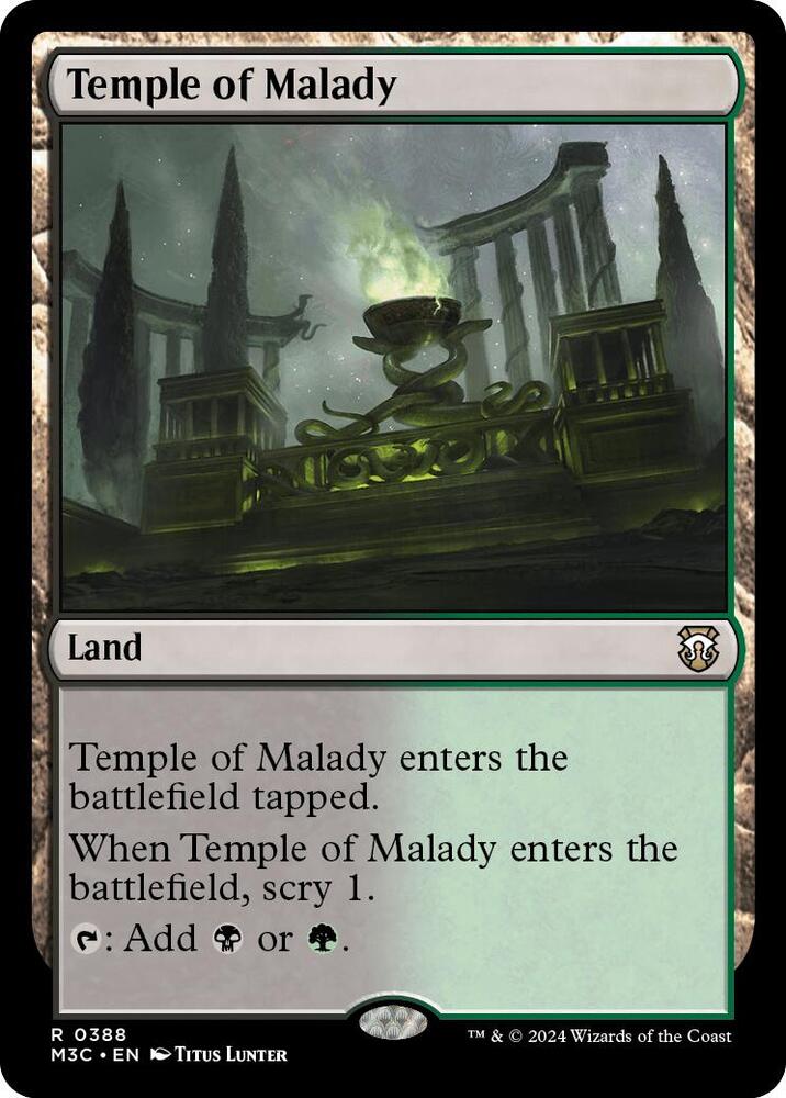 Temple of Malady 388/411 (Commander: Modern Horizons 3)  | Good Games Morley