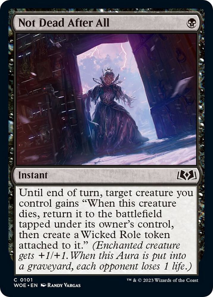 Not Dead After All 101 (Wilds of Eldraine)  - Foil | Good Games Morley