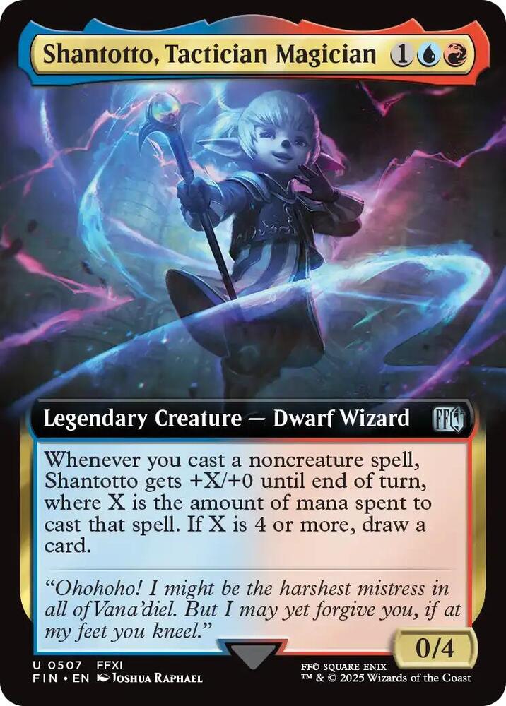 Shantotto, Tactician Magician 507/309 (FINAL FANTASY)  - Extended Art Foil | Good Games Morley