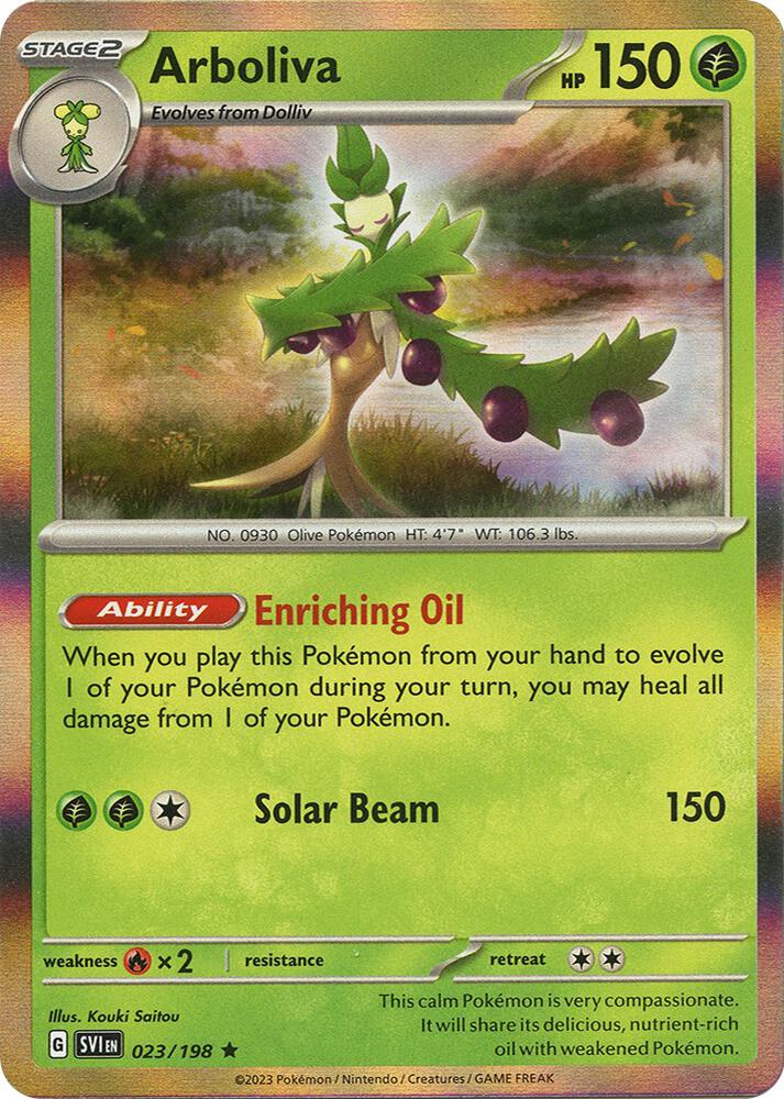 Arboliva 023/198 (SV01: Scarlet & Violet Base Set)  - Holofoil | Good Games Morley