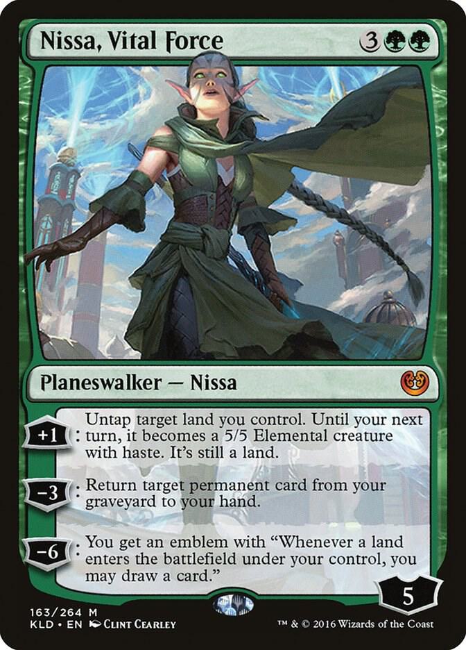 Nissa, Vital Force 163/264 (Kaladesh)  | Good Games Morley