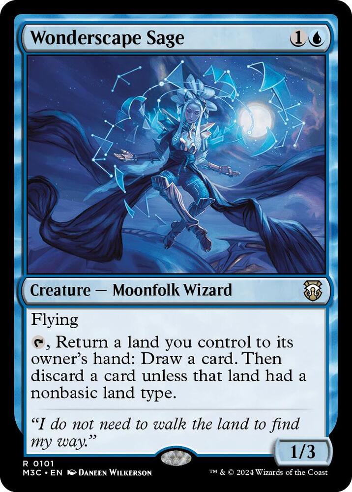 Wonderscape Sage 101/411 (Commander: Modern Horizons 3)  | Good Games Morley