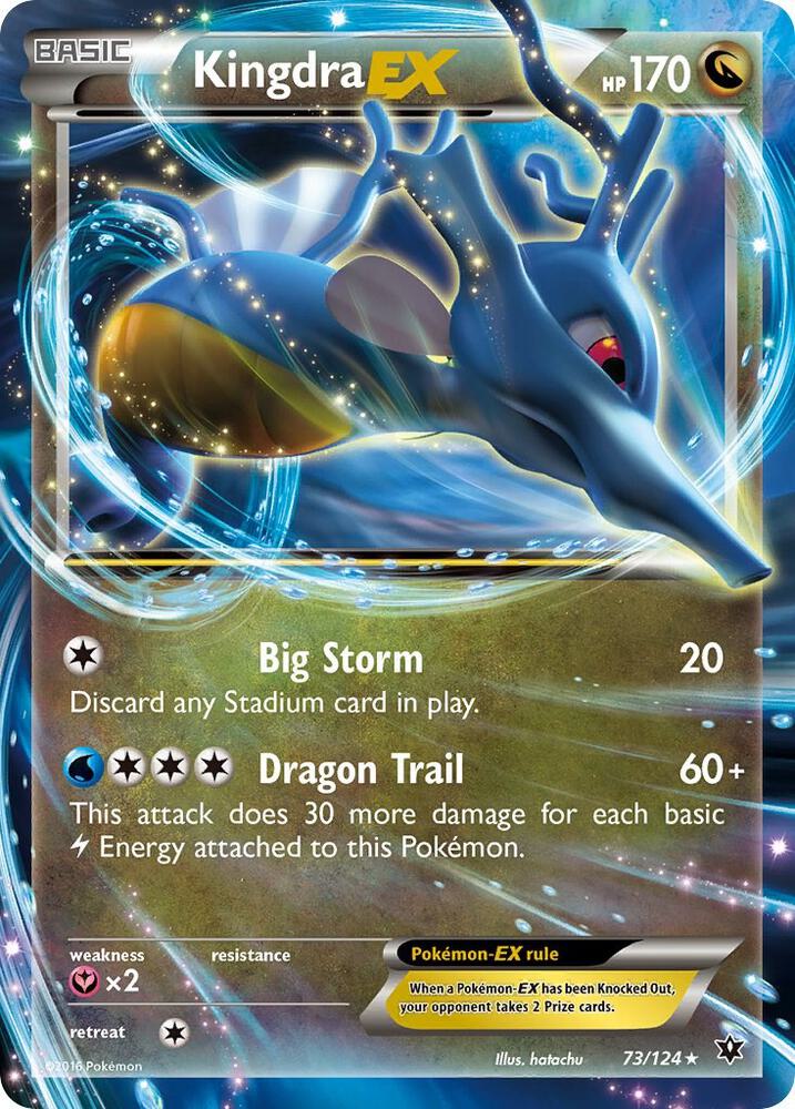 Kingdra EX 73/124 (XY - Fates Collide)  - Holofoil | Good Games Morley