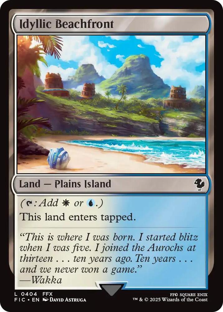 Idyllic Beachfront 404 (Commander: FINAL FANTASY)  | Good Games Morley