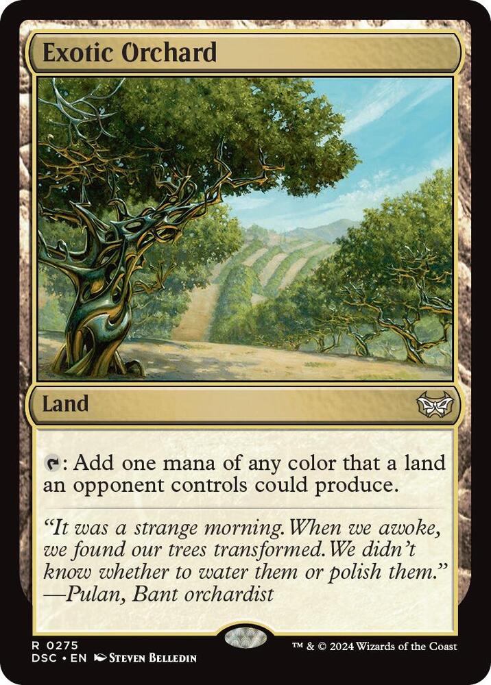 Exotic Orchard 275/40 (Commander: Duskmourn: House of Horror)  | Good Games Morley