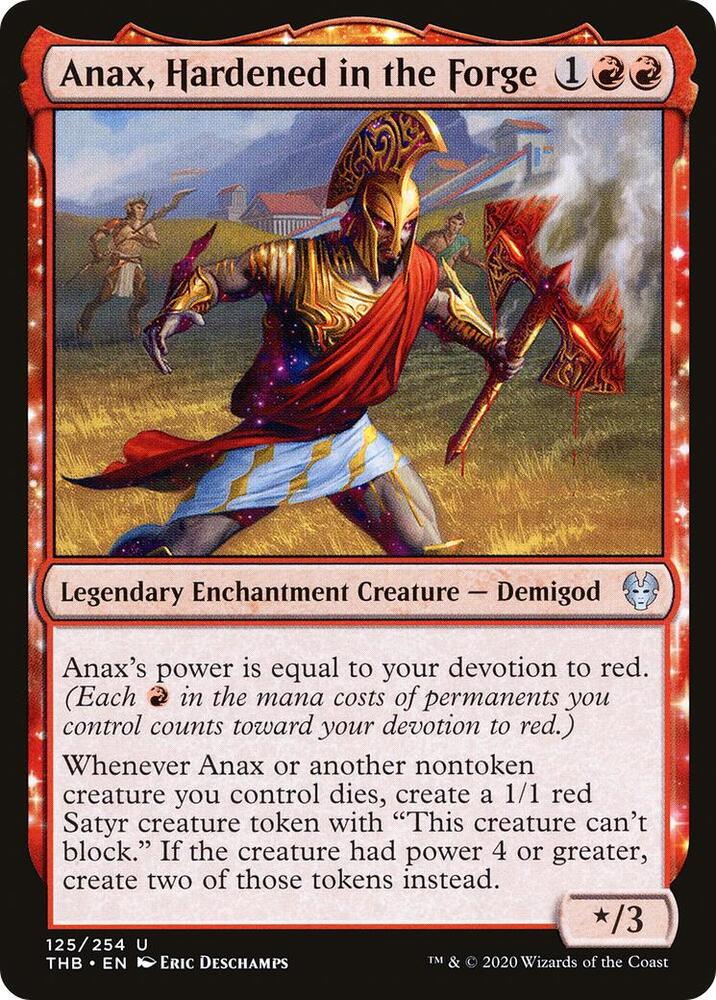 Anax, Hardened in the Forge 125/254 (Theros Beyond Death)  | Good Games Morley