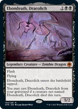 Ebondeath Dracolich 100 (Adventures in the Forgotten Realms)  | Good Games Morley