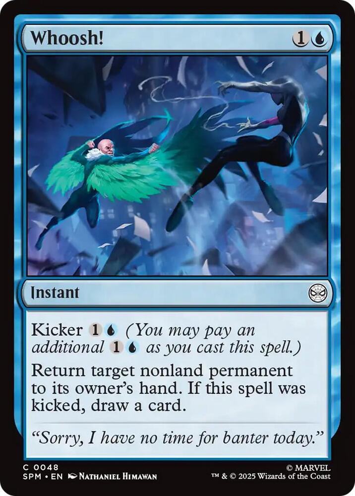 Whoosh! 48/198 (Marvel's Spider-Man)  - Foil | Good Games Morley