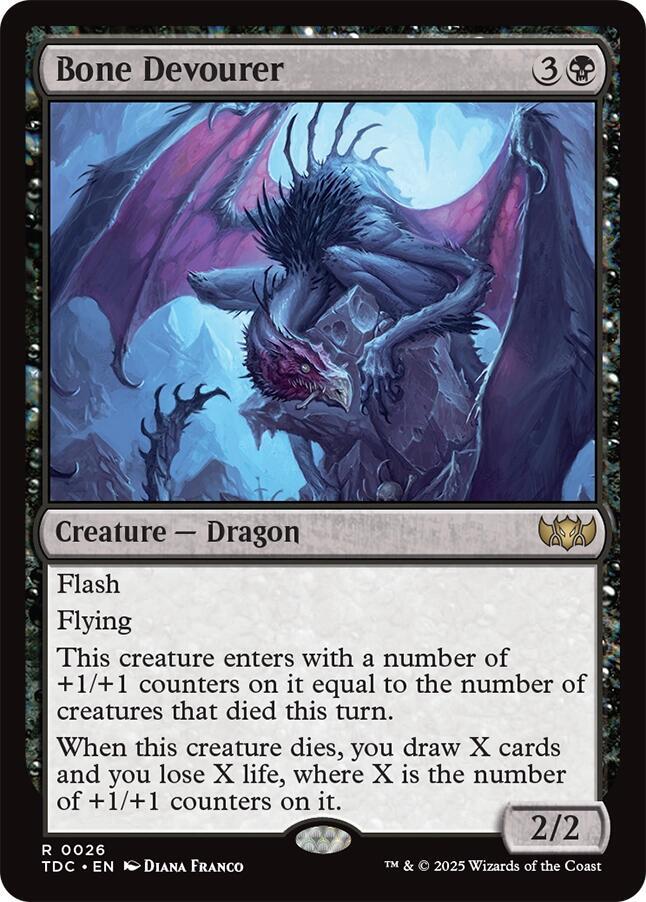 Bone Devourer 26 (Commander: Tarkir: Dragonstorm)  | Good Games Morley