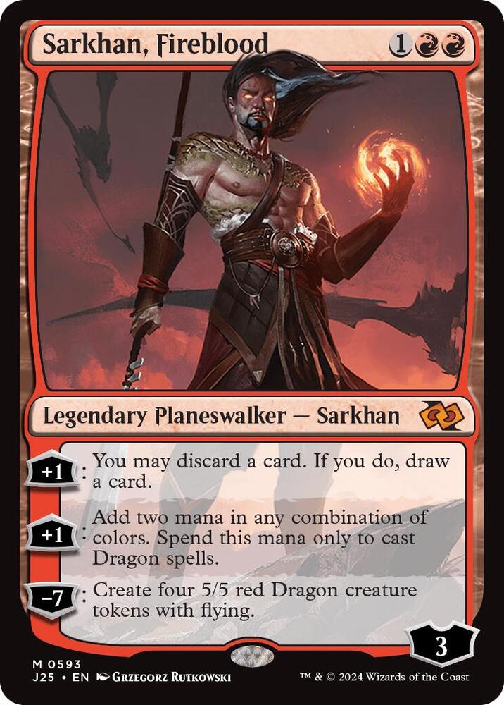 Sarkhan, Fireblood 593/779 (Foundations Jumpstart)  | Good Games Morley