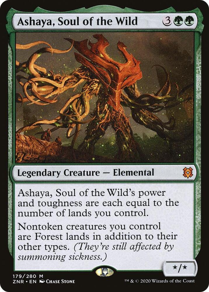 Ashaya, Soul of the Wild 179 (Zendikar Rising)  | Good Games Morley