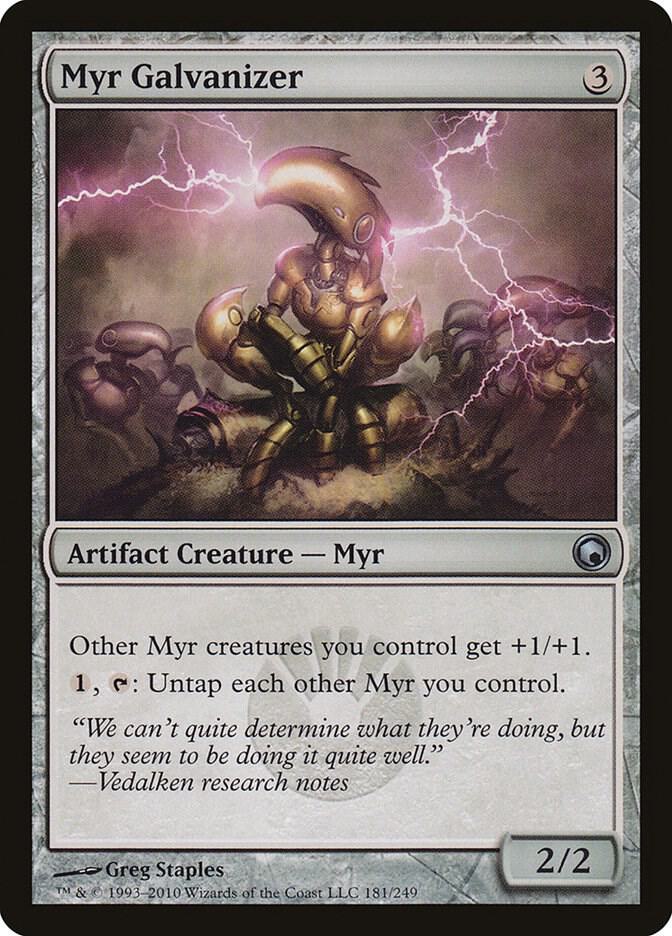 Myr Galvanizer 181 (Scars of Mirrodin)  | Good Games Morley
