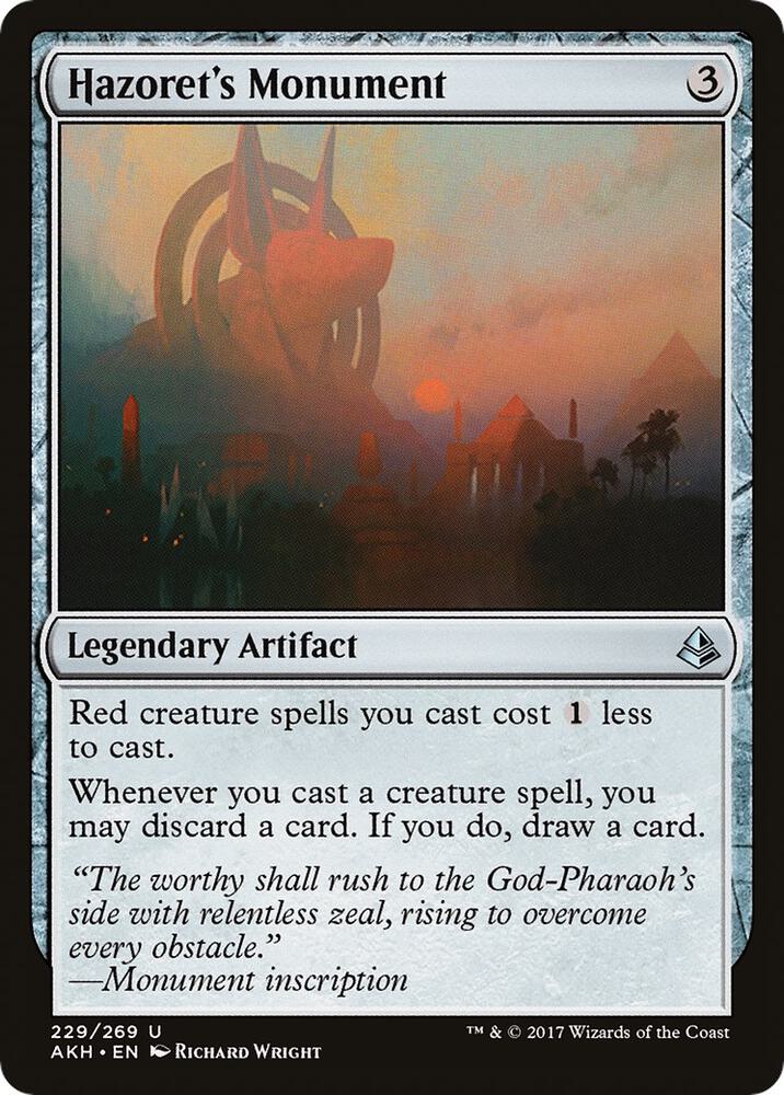 Hazoret's Monument 229 (Amonkhet)  - Foil | Good Games Morley