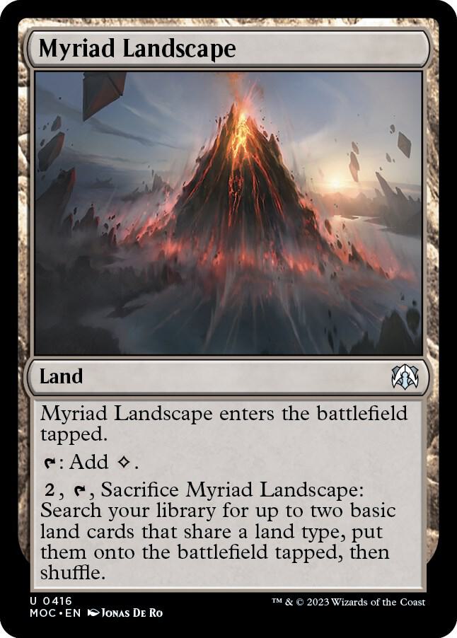 Myriad Landscape 416 (Commander: March of the Machine)  | Good Games Morley