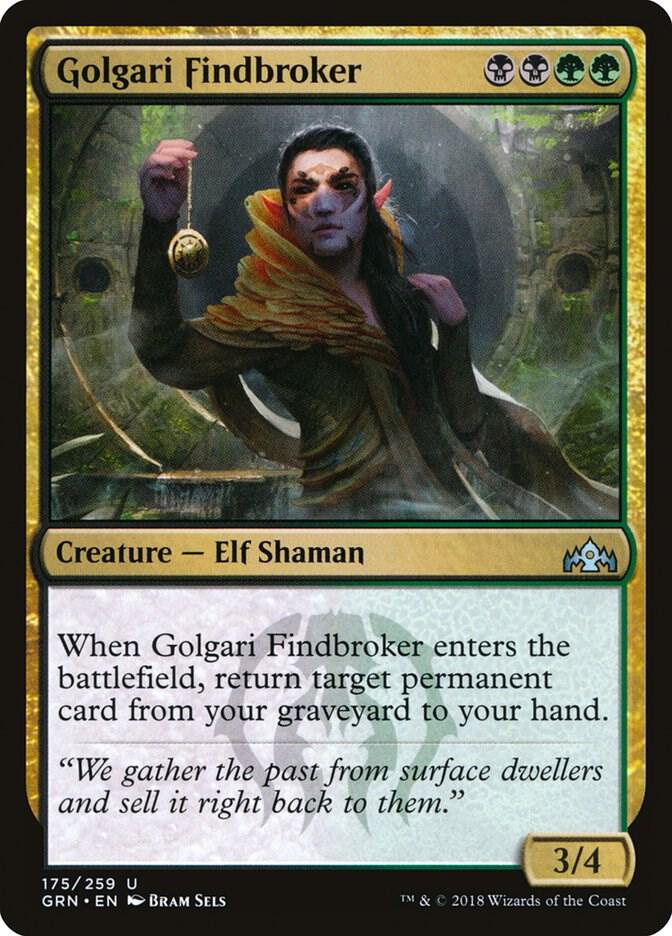 Golgari Findbroker 175/259 (Guilds of Ravnica)  | Good Games Morley