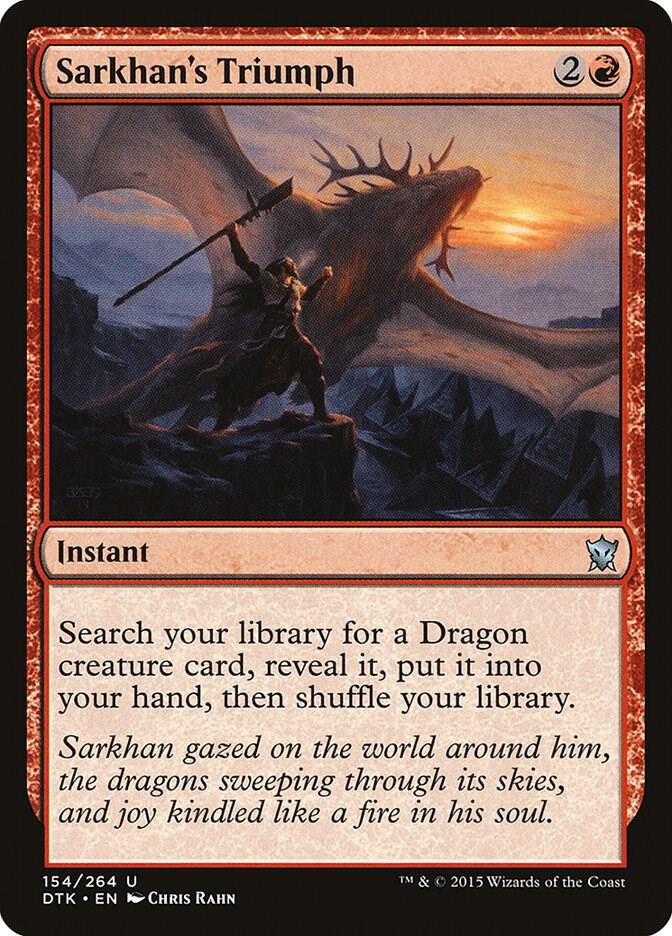 Sarkhan's Triumph 154 (Dragons of Tarkir)  | Good Games Morley
