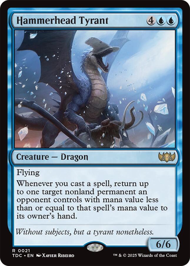 Hammerhead Tyrant 21 (Commander: Tarkir: Dragonstorm)  | Good Games Morley