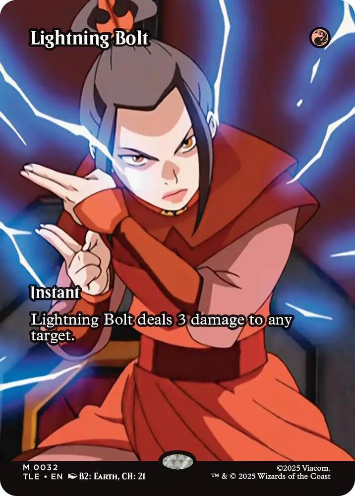 Lightning Bolt 32/317 (Avatar: The Last Airbender: Eternal-Legal)  - Borderless | Good Games Morley