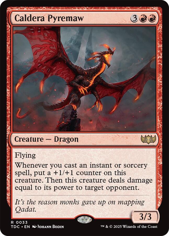 Caldera Pyremaw 33 (Commander: Tarkir: Dragonstorm)  | Good Games Morley