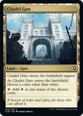 Citadel Gate 349 (Commander Legends: Battle for Baldur's Gate)  - Foil | Good Games Morley