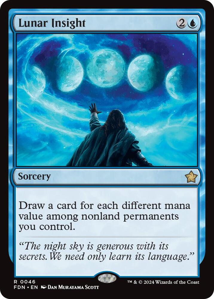 Lunar Insight 46/291 (Foundations)  - Foil | Good Games Morley