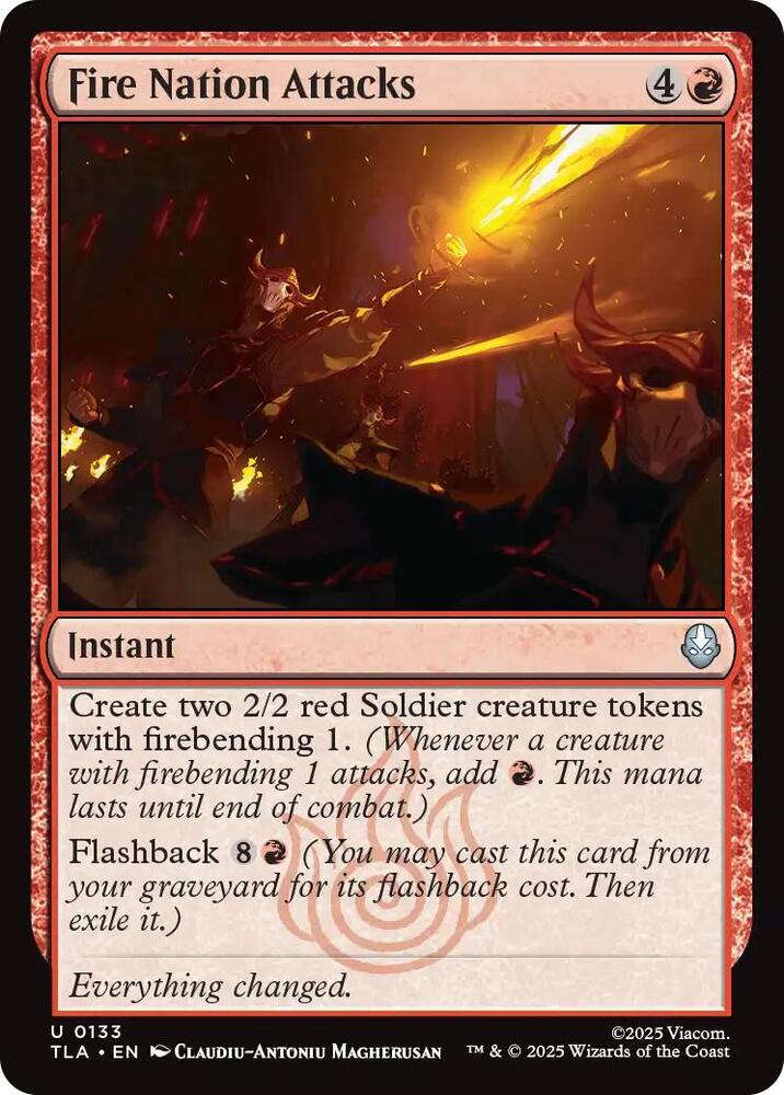 Fire Nation Attacks 133 (Avatar: The Last Airbender)  - Foil | Good Games Morley
