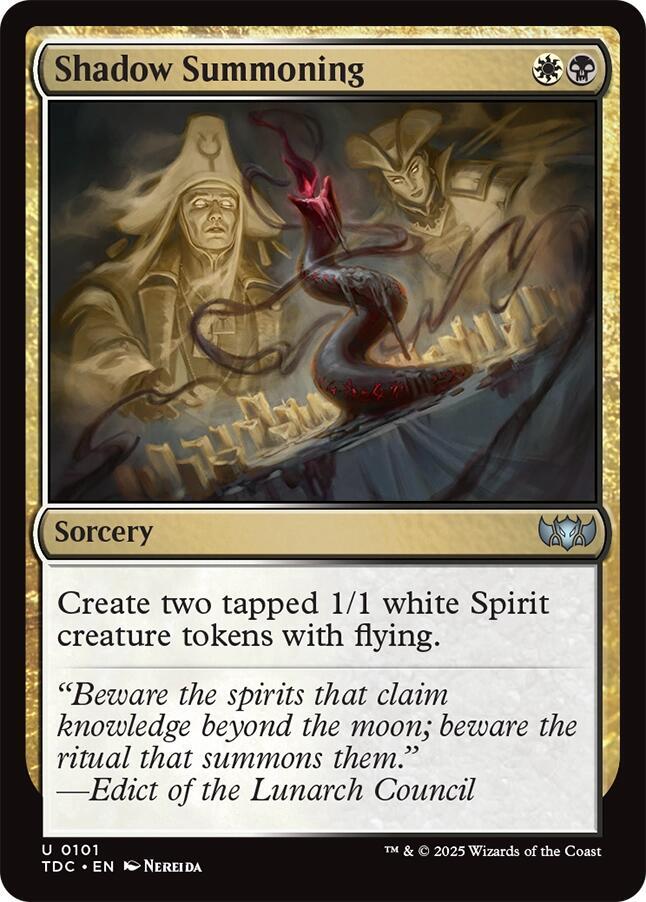 Shadow Summoning 101 (Commander: Tarkir: Dragonstorm)  | Good Games Morley