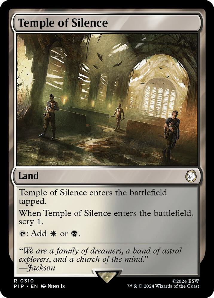 Temple of Silence 310/326 (Universes Beyond: Fallout)  | Good Games Morley