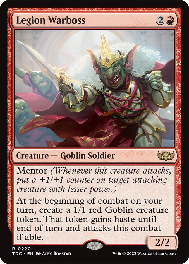 Legion Warboss 220 (Commander: Tarkir: Dragonstorm)  | Good Games Morley
