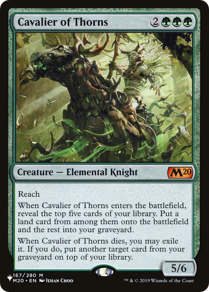 Cavalier of Thorns M20-167/5075 (The List Reprints)  | Good Games Morley