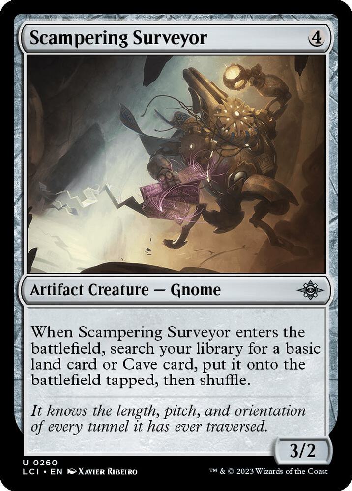 Scampering Surveyor 260/291 (The Lost Caverns of Ixalan)  - Foil | Good Games Morley