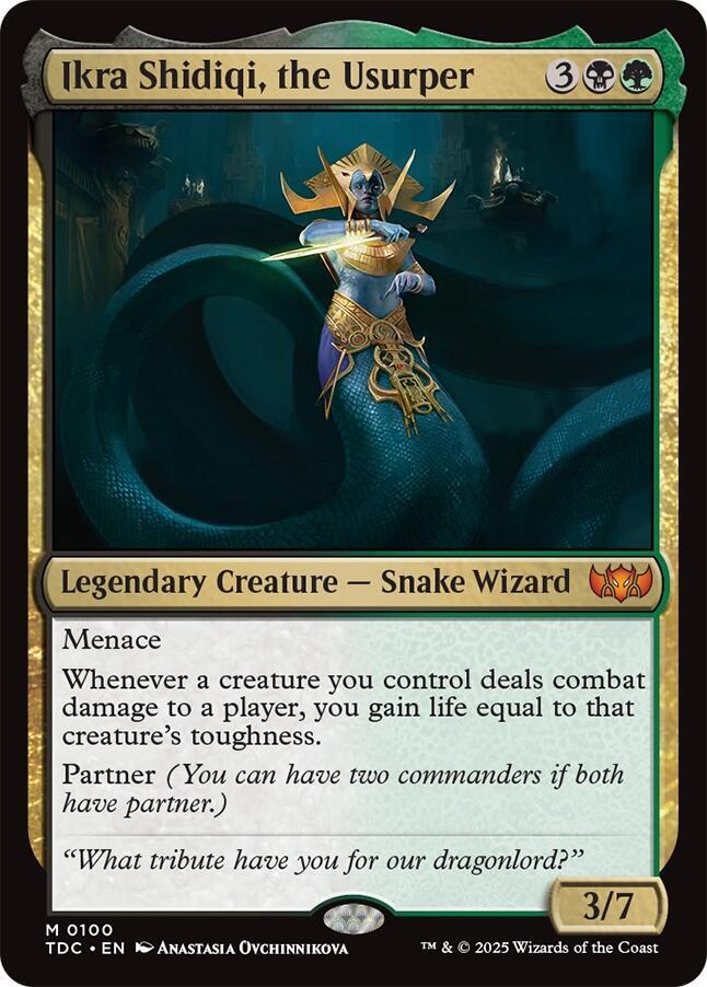 Ikra Shidiqi, the Usurper 100 (Commander: Tarkir: Dragonstorm)  | Good Games Morley