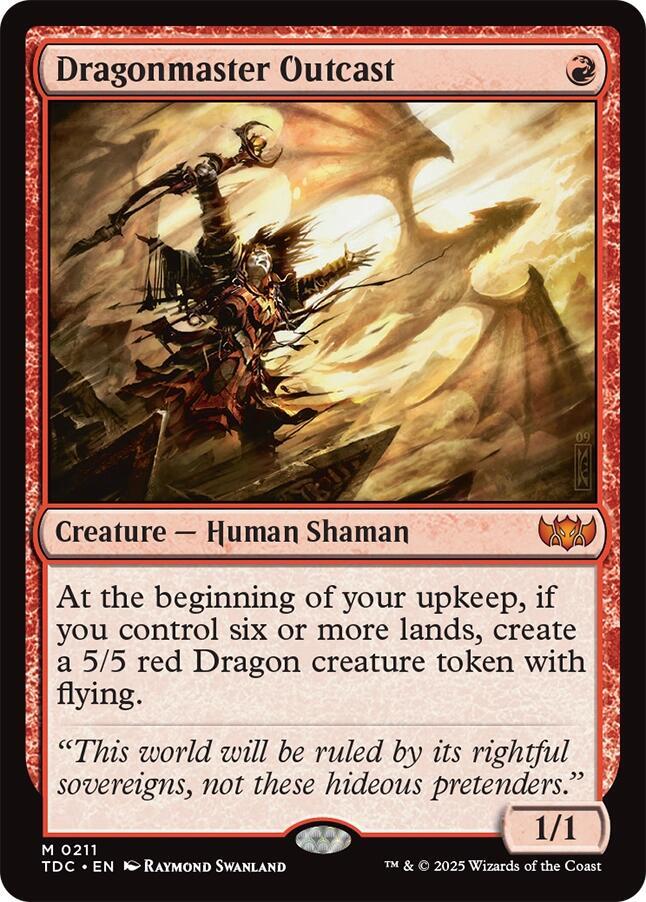 Dragonmaster Outcast 211 (Commander: Tarkir: Dragonstorm)  | Good Games Morley