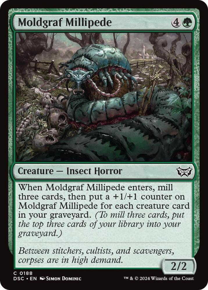 Moldgraf Millipede 188/40 (Commander: Duskmourn: House of Horror)  | Good Games Morley
